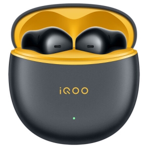 vivo iQOO TWS Air2 极焰黄 55ms超低游戏延迟 电竞声效 超轻佩戴 30小时超长续航